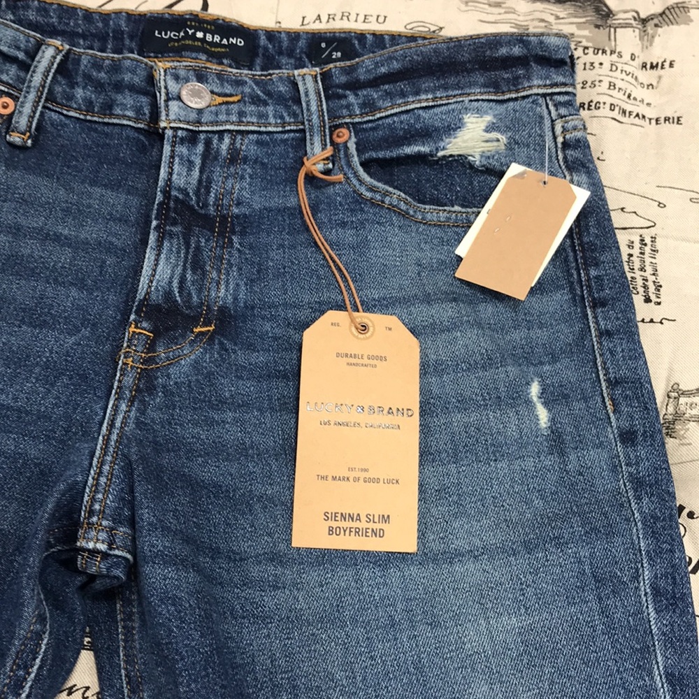 🎁 Lucky Brand Sienna Slim Boyfriend Jeans - Picture 4 of 7